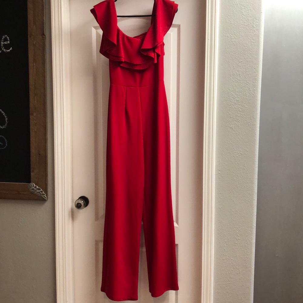 Off the shoulder jumpsuit